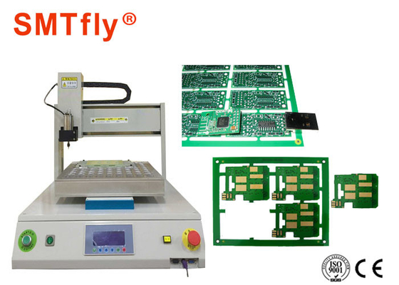 সাদা 0.5KW ম্যানুয়াল ডেস্কটপ PCB রাউটার এয়ার কুলড স্পিন্ডল সহ ডিপ্যানেলিং মেশিন