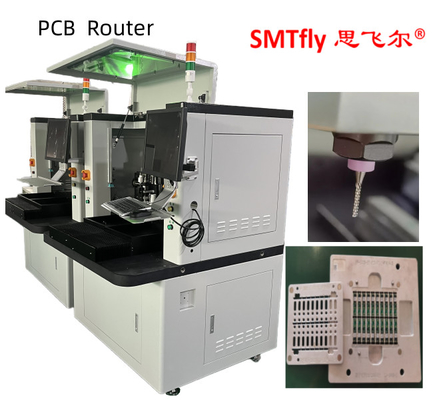 উইন্ডোজ 7 সিস্টেম সহ 220V 4.2KW স্বয়ংক্রিয় PCB ডিপ্যানেলিং রাউটার