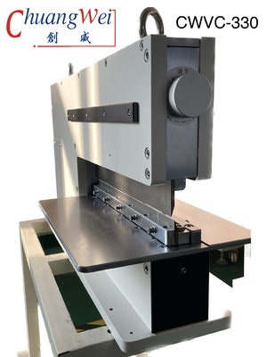 Pneumatically Rigid PCB V Cut Machine Aluminum CWVC-330 প্রাক-স্কোর করা 0.3 মিমি