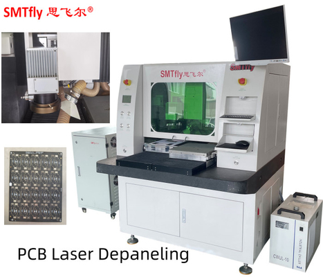 AC220V স্বয়ংক্রিয় লেজার পিসিবি ডিপ্যানেলিং মেশিন উচ্চ নির্ভুলতা সিসিডি স্বয়ংক্রিয় অবস্থান অফলাইন