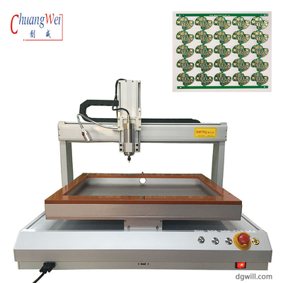 উচ্চ গতির 500mm/s পজিশনিং মিনি ডেস্কটপ PCB রাউটার মেশিন যথার্থ কাটিং জন্য