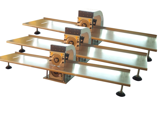 1.0-3.5mm কাটিয়া বেধ এবং 0-400mm/s বিচ্ছেদ গতি PCB Depanelizer