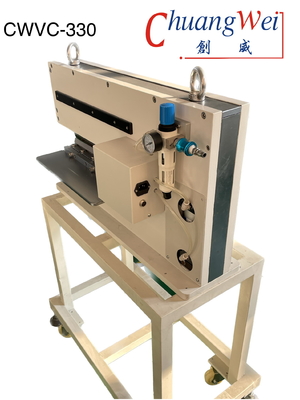 Pneumatically Rigid PCB V Cut Machine Aluminum CWVC-330 প্রাক-স্কোর করা 0.3 মিমি