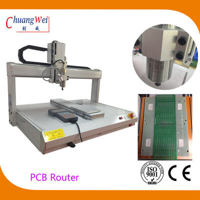 50000r/s সিঙ্গল টেবিল পিসিবি বিভাজক 0.1mm রুটিং যথার্থতা সঙ্গে,পিসিবি কাটিং মেশিন