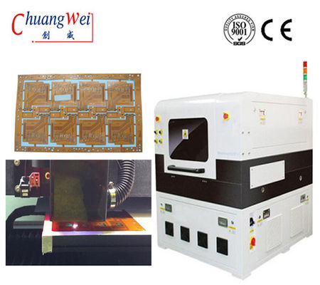 নন-কন্টাক্ট ডিপ্যানেলিংয়ের জন্য 10W UV অপটোওয়েভ লেজার PCB বিভাজক মেশিন