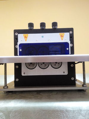 0.8 মিমি পুরু 110V পিসিবি বোর্ডগুলি পৃথকীকরণ ভি কাট ডিপানেলিং মেশিন