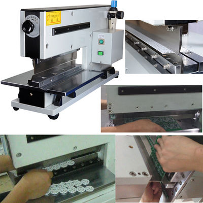 110V 220V বায়ুসংক্রান্ত PCB V-কাটিং মেশিন, PCＢV-কাটার ডিপ্যানেলিং মেশিন