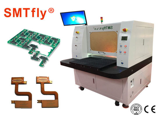 লেজার PCB Depaneling মেশিন 17W 2.0mm PCB পুরু খাঁজ V কাটা মেশিন